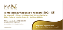 Prodlužování řas - dárkové poukazy